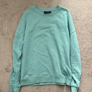 No Boundaries Men's Light Green Crewneck Sweater